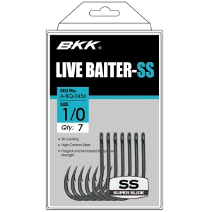 Carlige BKK Live Baiter SS, Nr.5/0, 5buc/pac