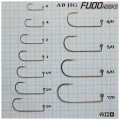 Carlige Fudo AB JIG Black Nickel Nr.2/0 50buc/bulk