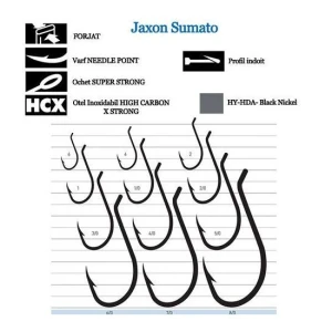 CARLIGE JAXON SUMATO BEAK SOMN NR 7/0 negru