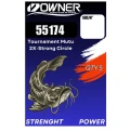 Carlig Owner Amaz 55174 Tournament Mutu 2X-Strong Circle Nr.4/0, 5buc/pac