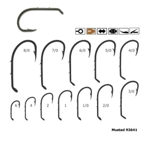 Carlige Somn Mustad 92641 Dublu Spin Tija 5/0 5buc