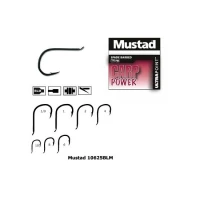 CARLIG MUSTAD NEGRU FORJAT REVERS ROTUND 10buc/plic Nr.6