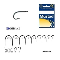 Carlig Mustad Auriu M264 cu Tija Scurta, 10buc/plic Nr.12