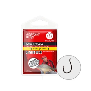 Carlige Benzar Method Feeder Round nr.6 8buc