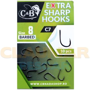 Carlige C&B C7 Extra Sharp, Nr.12, 10buc/pac