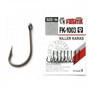 Carlige Fanatik FK-1003 No.5 Killer Karas 9 buc/plic