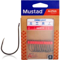 Carlige Mustad Chinu Light Ochi Titan Alpha Point Nr.4, 12buc/pac