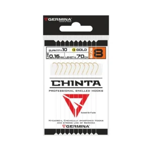 Carlige legate Germina Chinta, Nr.10, 0.14mm, 10buc/plic