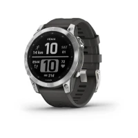 Ceas Garmin Fenix 7 Silver/graphite 47mm