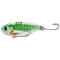 Cicada Live Target Sonic Shad Blade Bait, 5.5cm, 14g, Silver / Pumpkin
