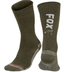 Ciorapi Fox GREEN/SILVER THERMOLITE LONG Marime 40-43