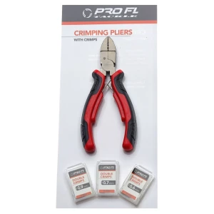 CLESTE SERTIZAT PRO FL CU BRIDE 0.6MM 0.7MM 0.9MM ROSU