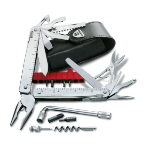 Patent Multifunctional Victorinox Swiss Tool X Plus cu Teaca Piele - 3.0338.L