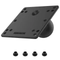 Baza cu Soclu Patrat si Bila RAM Mounts 100x100mm VESA Plate with Ball - D Size