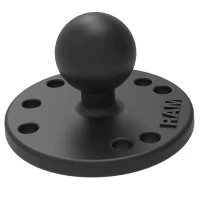 Baza cu Soclu Rotund si Bila RAM Mounts Round Plate with Ball - B Size  