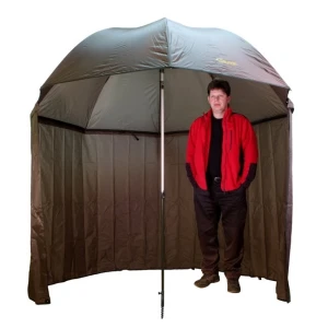 Umbrela Delphin Cu Perete Lateral Extins 250cm Verde