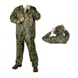 COSTUM MOSTIRO PLOAIE IMPERMEABIL CAMUFLAJ MARIMEA XL