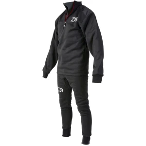 COSTUM TERMIC DAIWA FLEECE BLACK/RED MARIME XXL