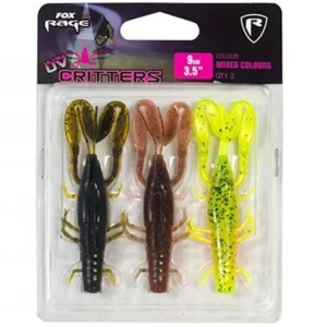 Kit Creature Fox Rage Critter UV Mixed Colour, 7cm, 3buc/pac