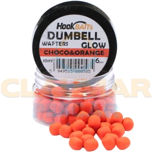 Critic Echilibrat Hook Baits Dumbell Wafters Glow, Ciocolata & Portocala, 6mm, 30ml