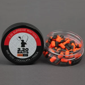 Wafters 2.20 Baits Supreme, Portocaliu - Negru, Ciocolata & Frisca, 10mm, 50ml