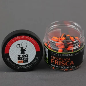 Wafters 2.20 Baits Supreme, Portocaliu - Negru, Ciocolata & Frisca, 4mm, 50ml