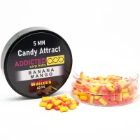 Wafters Addicted Carp Baits Pillow Candy Attract, Banana & Mango, Galben / Portocaliu, 5mm, 40ml