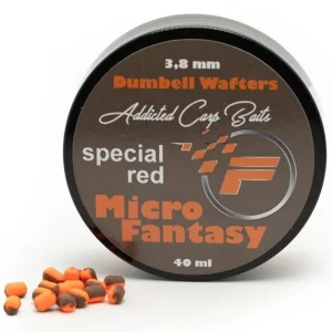 Wafters Dumbell Addicted Carp Baits Fantasy Special Red, 3.8 mm