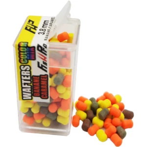 Wafters Fish Pro Color Mix, Banane Caramel, 3.8x5mm, 200buc