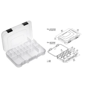 CUTIE PANARO 3/21 COMPART.AJUSTABILE 364X248X50MM