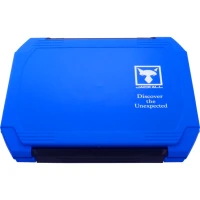 Cutie Accesorii Jackall 2300D Double Open Blue M 23.4x19.5x4cm