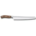 Cutit Bucatarie Victorinox Grand Maitre Bread / Pastry Knife, Lama Zimtata 26cm, Lemn, Maro