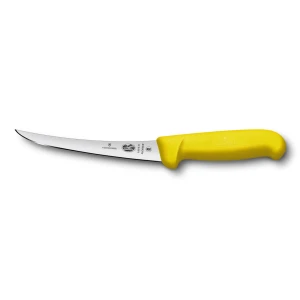 Cutit Dezosat Victorinox, Boning Knife, Curved, Fibrox, Lama Flexibila 15cm, Galben