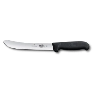 Cutit Macelar Victorinox Butcher Knife Heavy Stiff Blade, Fibrox, Lama 18cm, Negru