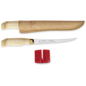 Cutit Marttiini Finlander + Dispozitiv Ascutire, Lama 15cm