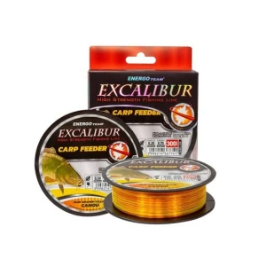 Fir EnergoTeam Excalibur Carp Feeder Fluo Orange-Galben Camou 0.25mm 300m
