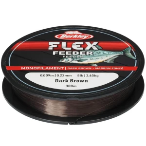 Fir Monofilament Berkley FLEX SS Feeder DarkBrown, 300m, 0.20mm, 3.1kg