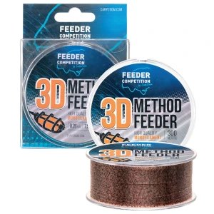 Fir Monofilament Carp Zoom FC 3D Method Feeder 300m, 0.26mm, 7.5kg