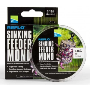 Fir Monofilament Preston Reflo Sinking Feeder 150m, 0.18mm, 1.81kg 