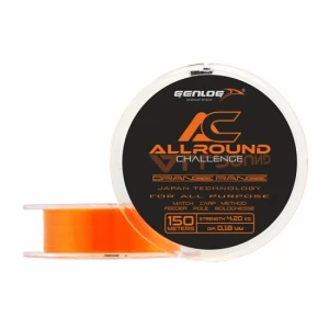FIR MONOFILAMENT GENLOG ALLROUND ORANGE 150 M 0.20MM 5.3 KG