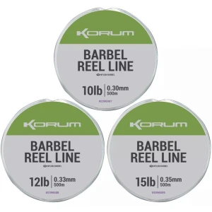 FIR MONOFILAMENT KORUM BARBEL REEL LINE 0.30mm 4.53kg 500M