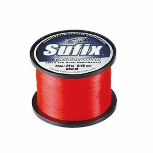 FIR MONOFILAMENT SUFIX TRITANIUM NEON ORANGE 680M 0.45MM 13.7kg