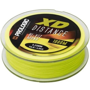 Fir Monifilament Prologic XD Distance Mono Hi-Viz, Yellow, 1000m, 0.35mm, 8.1kg