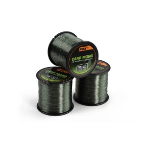 Fir Monofilament FOX Carp Mono, Low-vis Green, 1000m 0.30mm