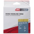 Fir Monofilament JRC Contact CM50 Crap, HightViz Yellow, 8kg, 0.30mm, 600m