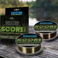 Fir Monofilament Kryston Score Longshot Mono, Olive, 0.285mm, 14.0lbs/6.6kg, 1000m