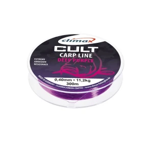 Fir monofilament Climax CULT CRAP DEEP PURPLE 300m 0.30mm 7.10kg    