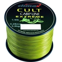 Fir Monofilament Climax Cult Crap Extreme 1000m 0.28mm 5.80kg Matt Olive