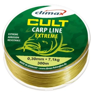 Fir monofilament Climax CULT CRAP EXTREME 300m 0.30mm 7.10kg Matt Olive