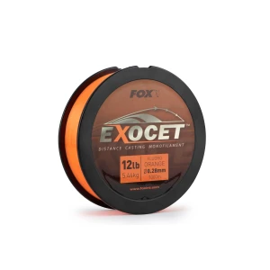 Fir monofilament Fox Exocet Fluoro Orange Mono 0.33mm 7.50kg 1000m